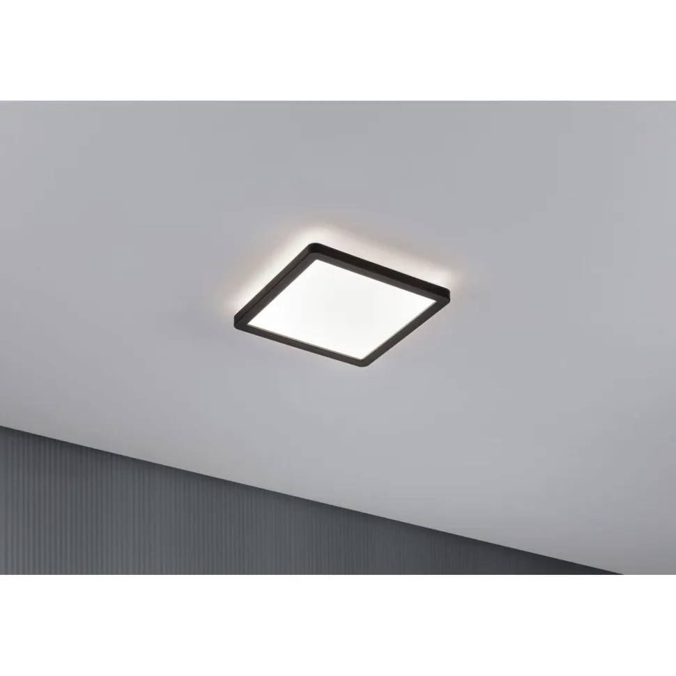 LED-paneeli Paulmann Atria Shine Backlight, 19x19cm, 11.2W, 4000K, mattakromi