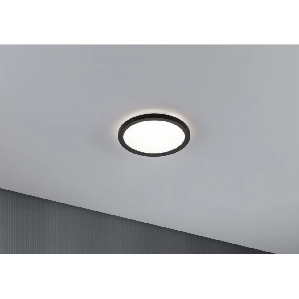 LED-paneeli Paulmann Atria Shine Backlight, Ø19cm, 11.2W, 4000K, mattakromi