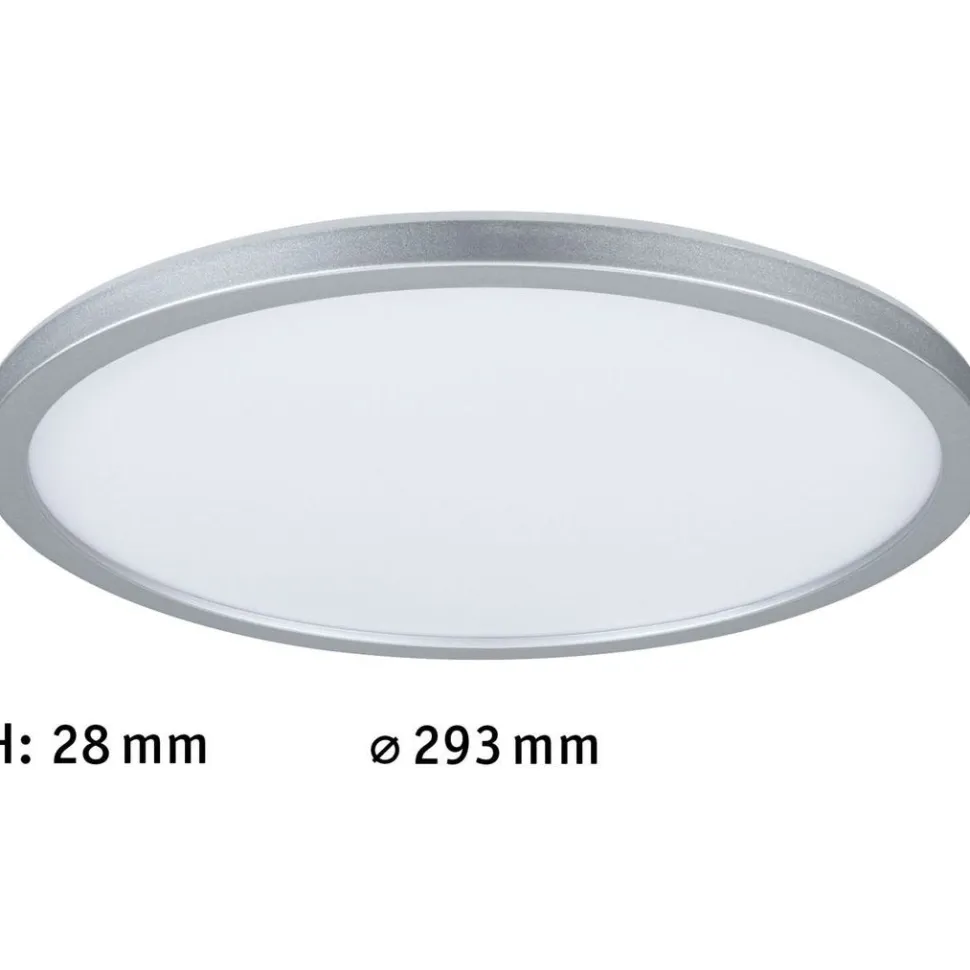 LED-paneeli Paulmann Atria Shine Backlight, Ø29.3cm, 16W, 4000K, mattakromi