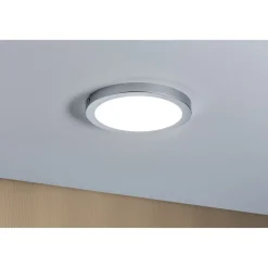 LED-paneeli Paulmann Atria, Ø22cm, 15W, 4000K, mattakromi
