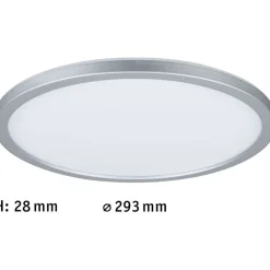 LED-paneeli Paulmann Atria Shine Backlight, Ø29.3cm, 12W, RGBW, himmennettävä, mattakromi
