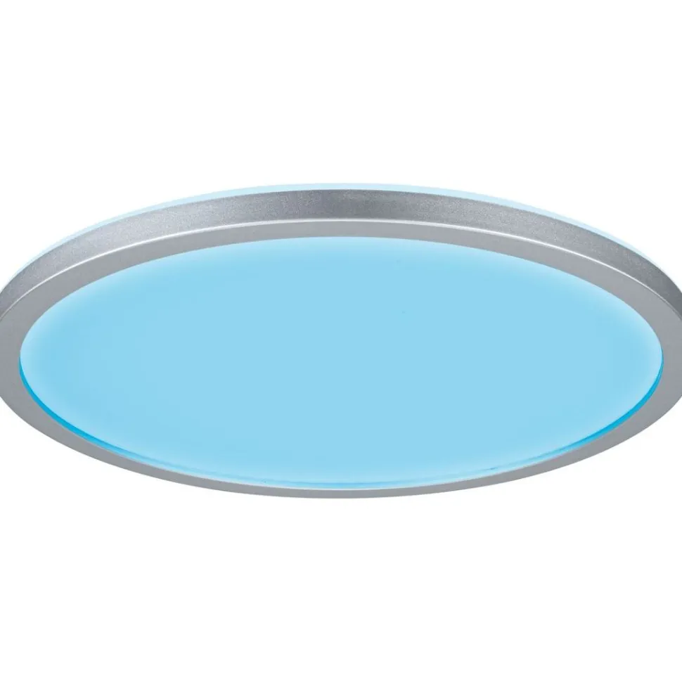 LED-paneeli Paulmann Atria Shine Backlight, Ø29.3cm, 12W, RGBW, himmennettävä, mattakromi