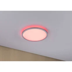 LED-paneeli Paulmann Atria Shine Backlight, Ø29.3cm, 12W, RGBW, himmennettävä, mattakromi
