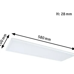 LED-paneeli Paulmann Atria Shine Backlight, 58x20cm, 22W, 4000K, valkoinen