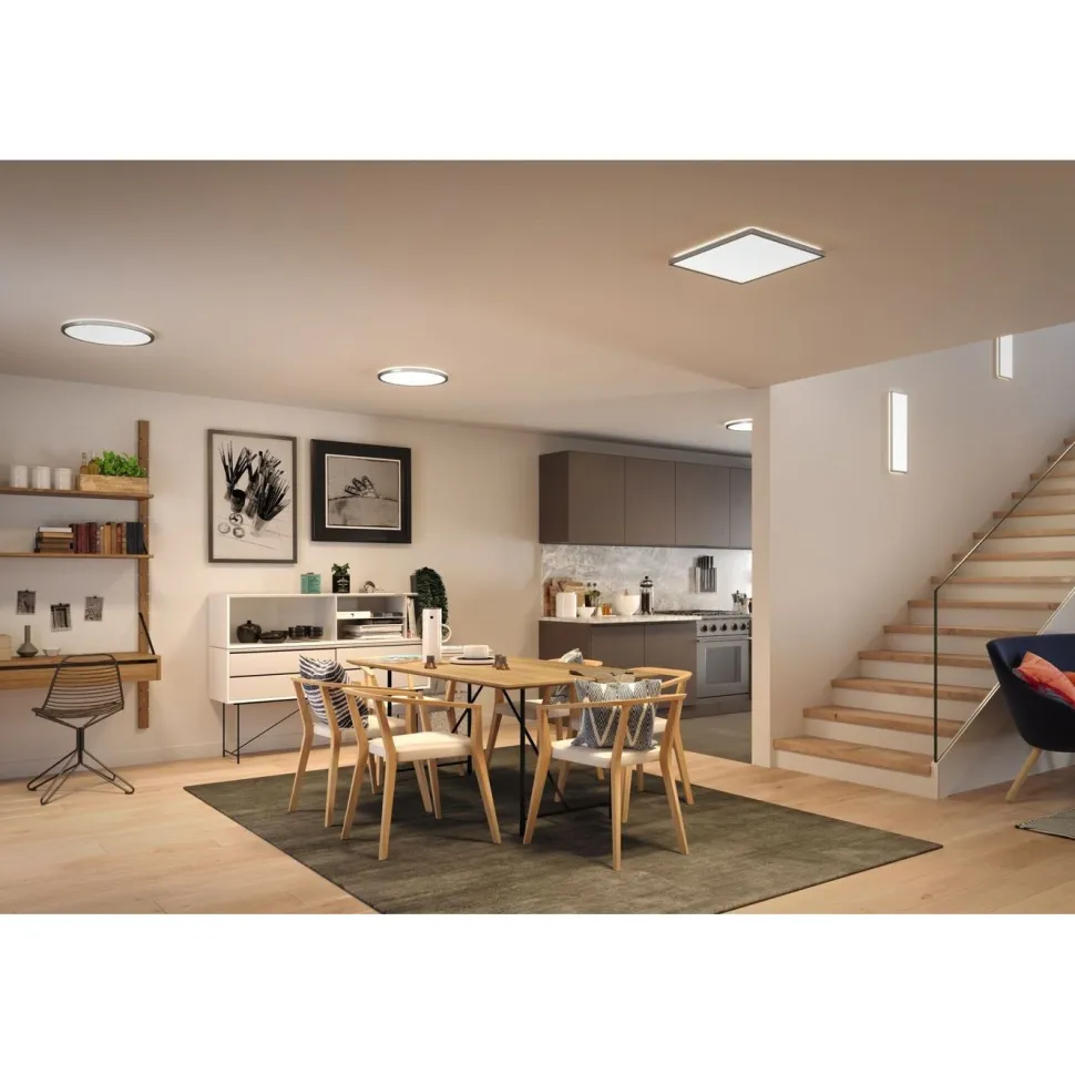 LED-paneeli Paulmann Atria Shine Backlight, 42x42cm, 22W, 4000K, himmennettävä, mattakromi