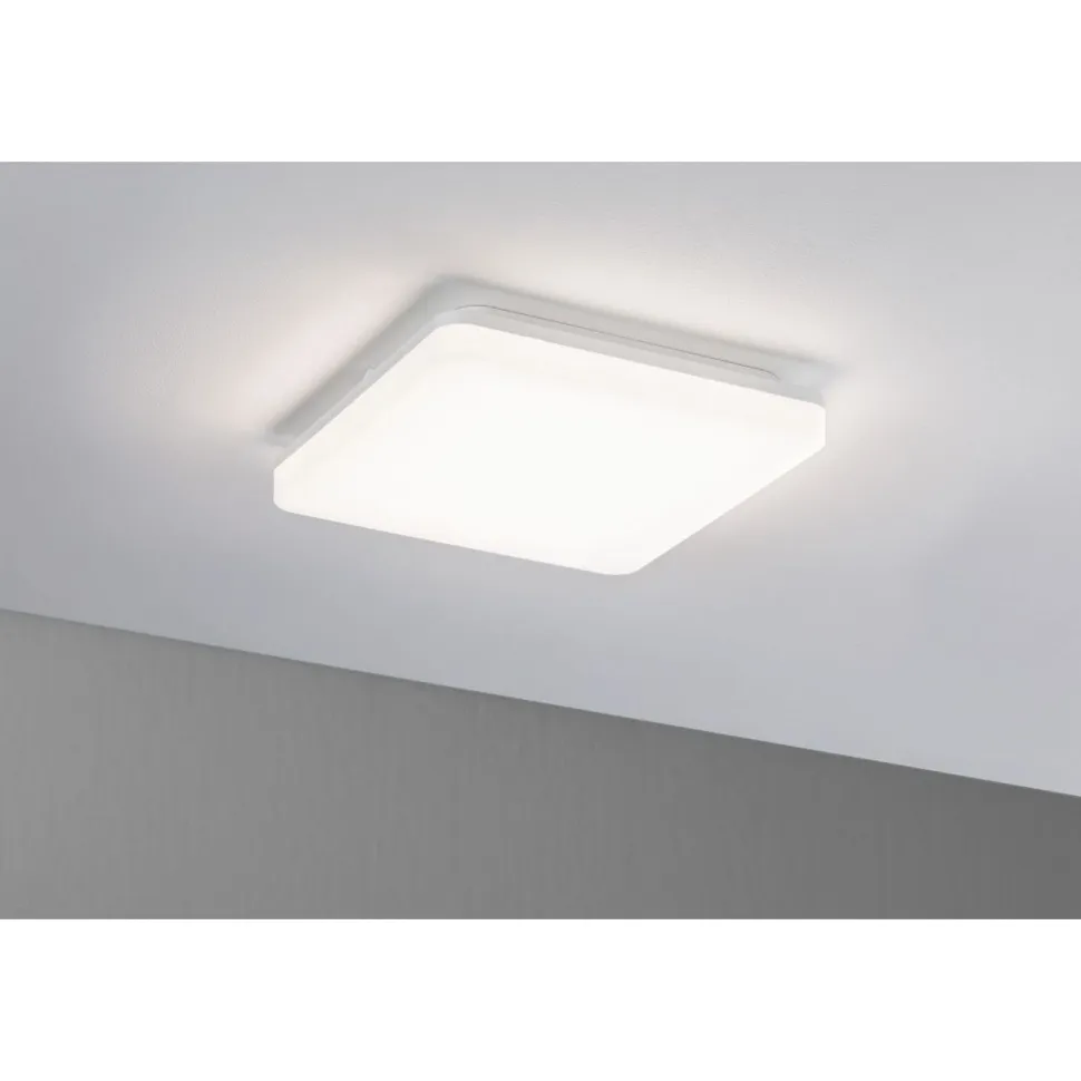 LED-paneeli Paulmann Cela, IP44, 28x28mm, 15.5W, säädettävä värilämpötila, mattavalkoinen