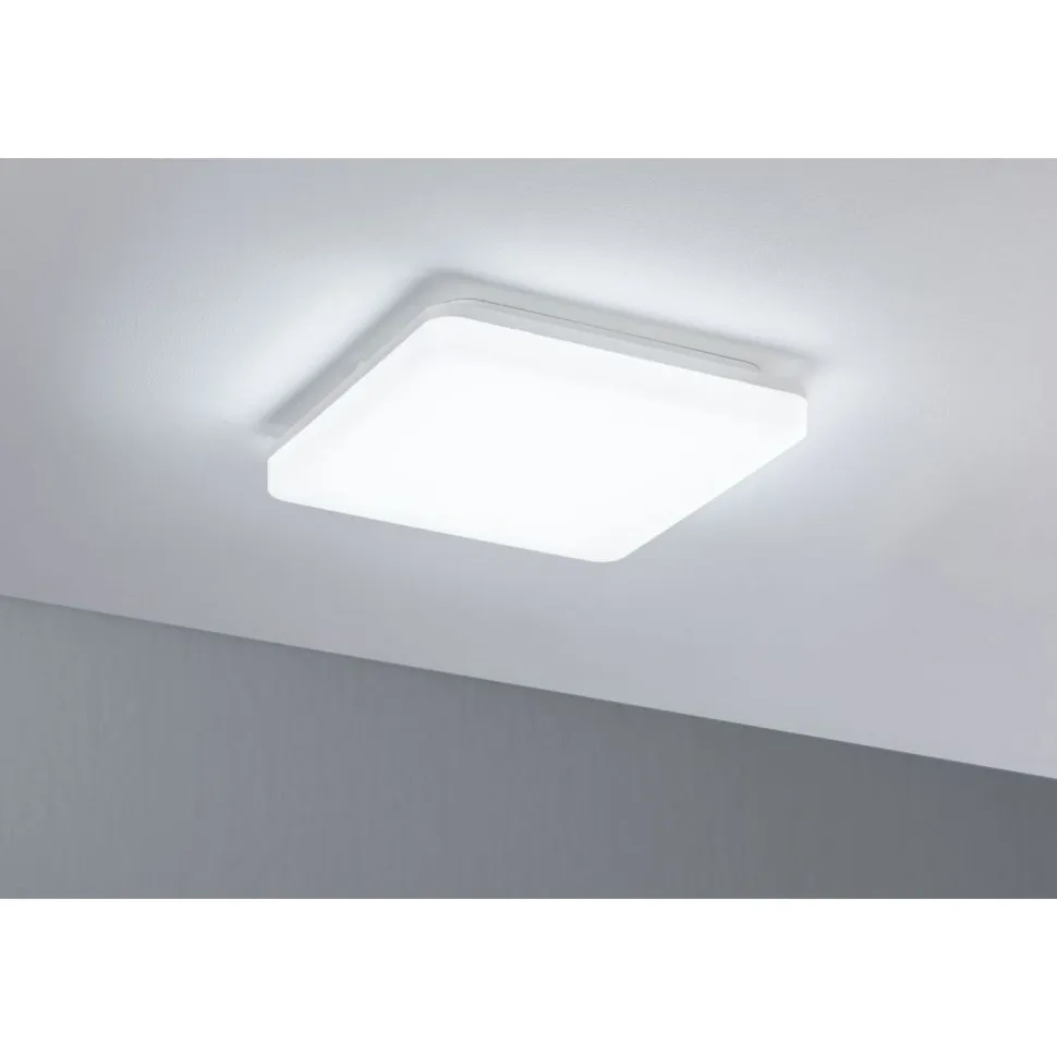LED-paneeli Paulmann Cela, IP44, 28x28mm, 15.5W, säädettävä värilämpötila, mattavalkoinen