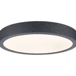 LED-paneeli Paulmann Cosara, IP44, Ø30cm, 15W, 3000K, tummanharmaa
