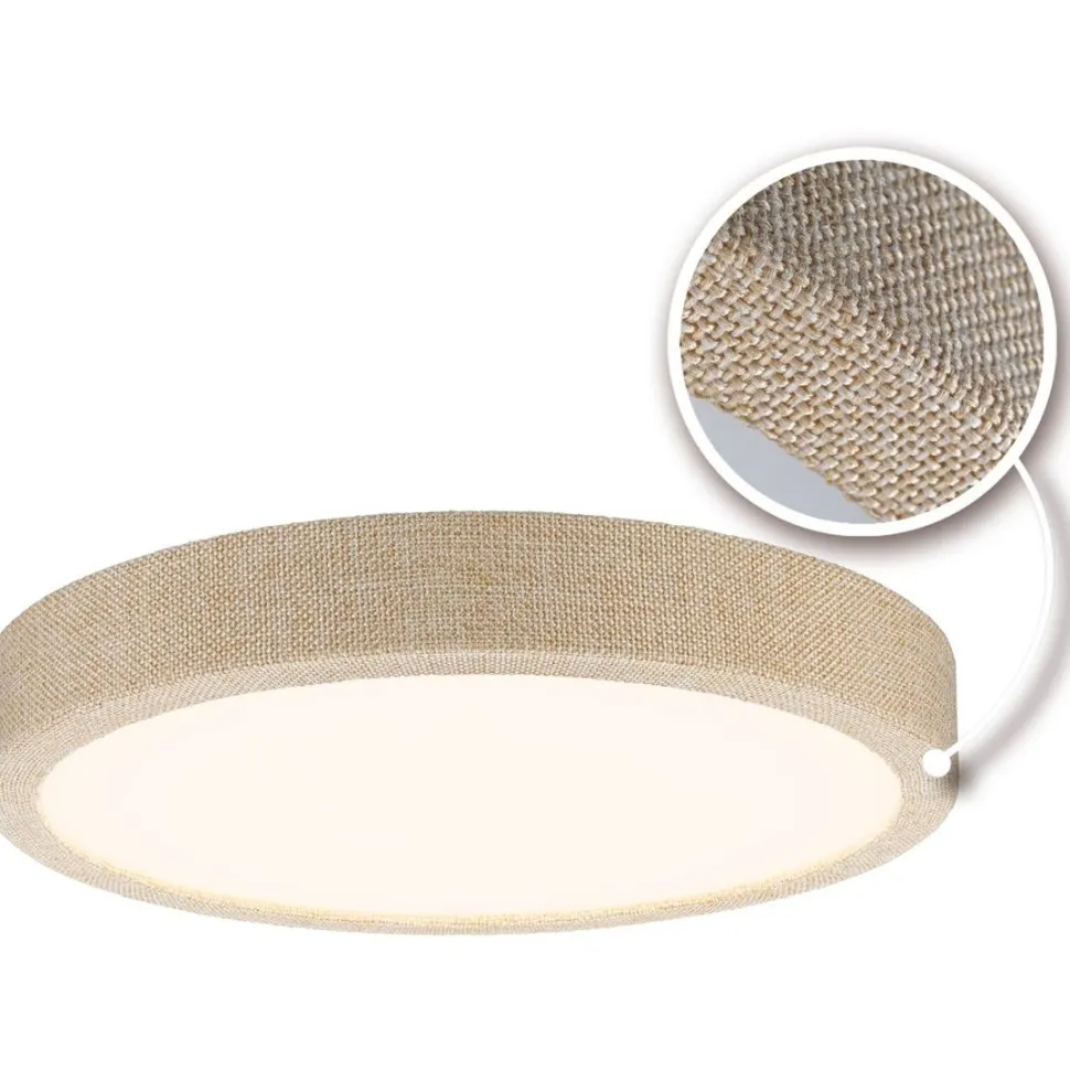 LED-paneeli Paulmann Cosara, IP44, Ø30cm, 15W, 3000K, tummanharmaa