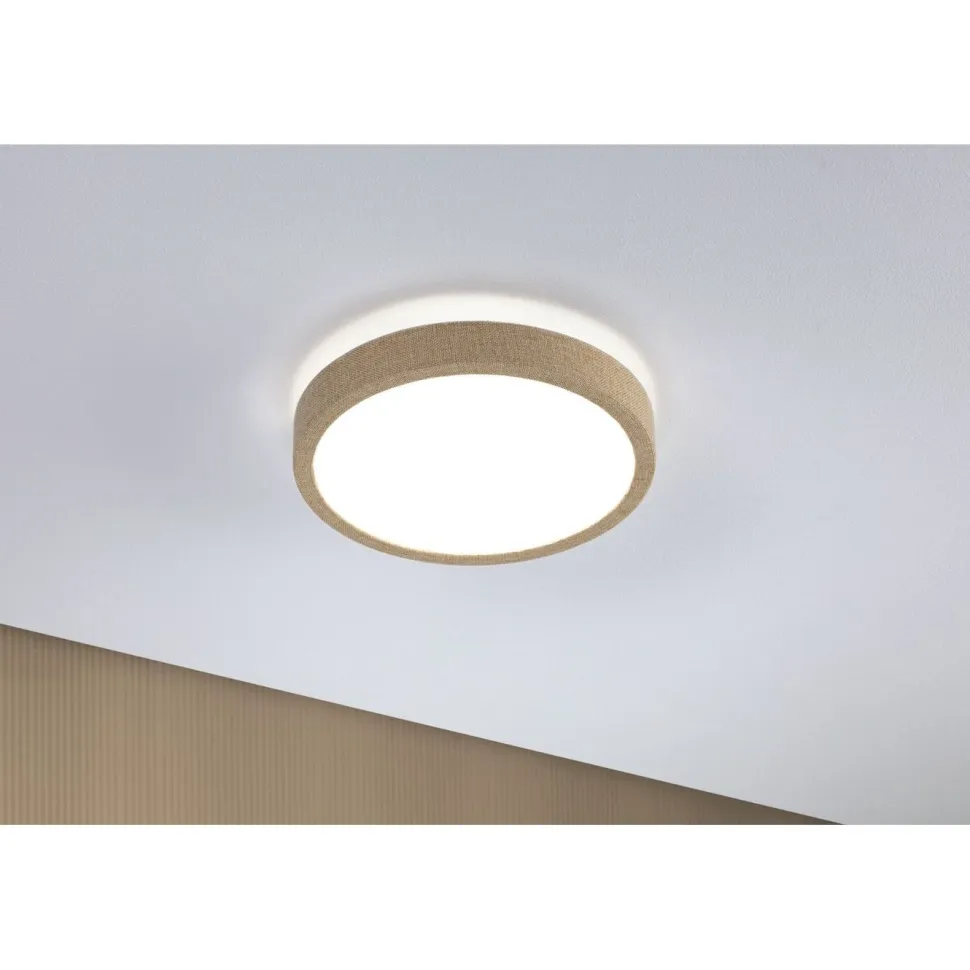 LED-paneeli Paulmann Cosara, IP44, Ø30cm, 15W, 4000K, beige