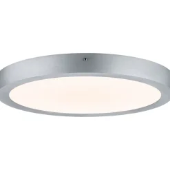 LED-paneeli Paulmann Lunar, Ø40cm, 22W, 3000K, mattakromi