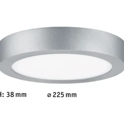 LED-paneeli Paulmann Lunar, Ø22.5cm, 12.5W, 3000K, mattavalkoinen
