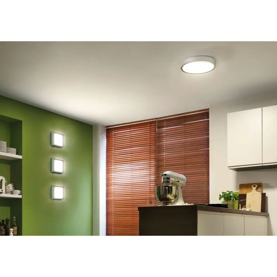 LED-paneeli Paulmann Lunar, 17x17cm, 11W, 3000K, mattakromi