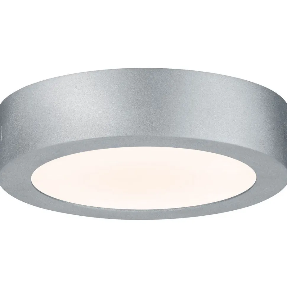 LED-paneeli Paulmann Lunar, Ø17cm, 11W, 3000K, mattakromi