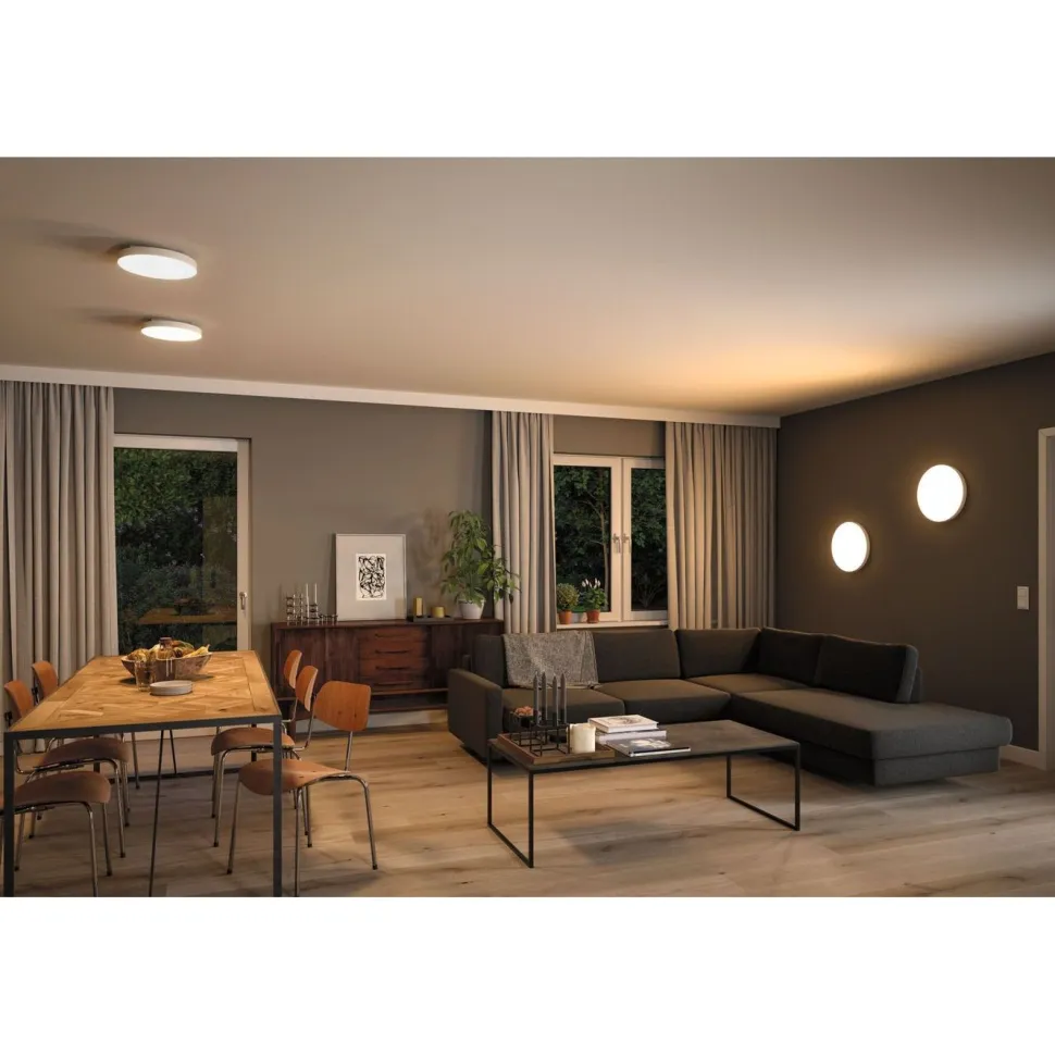 LED-paneeli Paulmann Velora, Ø40cm, 19W, 3000K, valkoinen