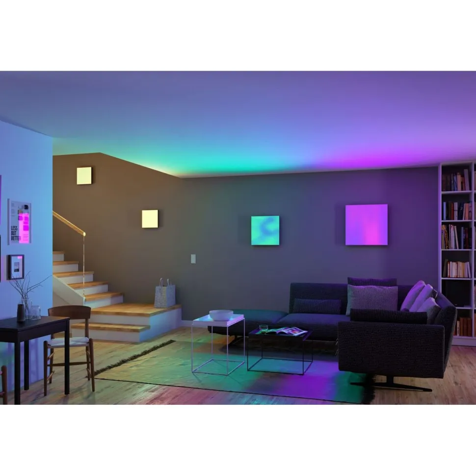 LED-paneeli Paulmann Velora, 45x45cm, 19W, 3000-6500K, RGBW, himmennettävä, valkoinen
