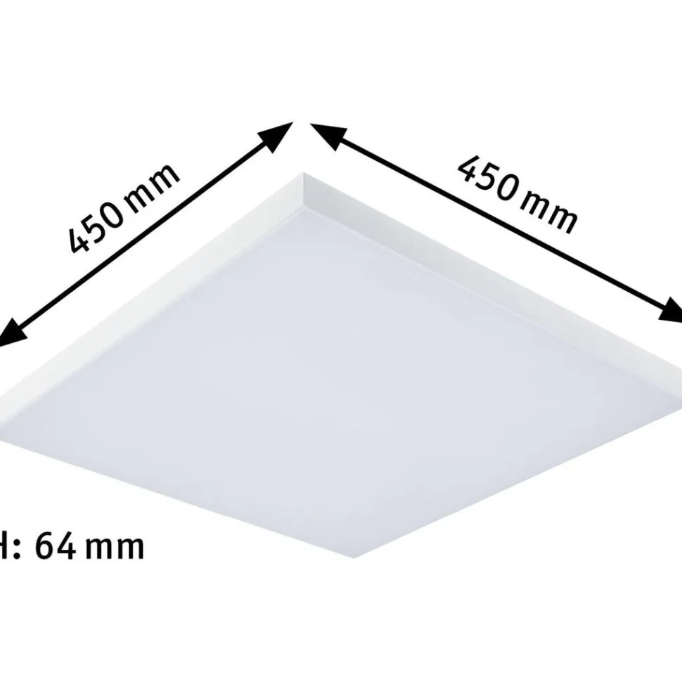 LED-paneeli Paulmann Velora, 45x45cm, 19W, 3000-6500K, RGBW, himmennettävä, valkoinen