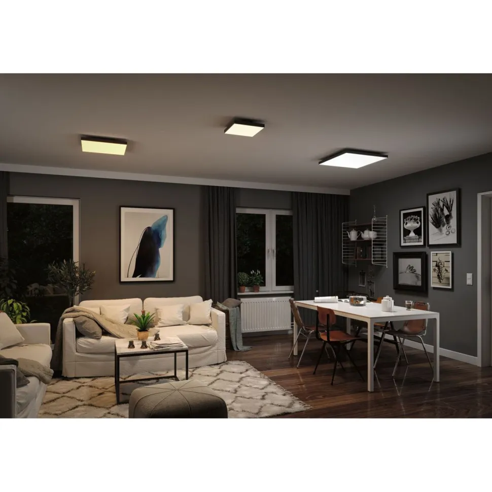 LED-paneeli Paulmann Velora, 45x45cm, 19W, 3000-6500K, RGBW, himmennettävä, valkoinen