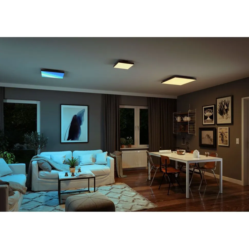 LED-paneeli Paulmann Velora, 45x45cm, 19W, 3000-6500K, RGBW, himmennettävä, valkoinen