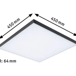 LED-paneeli Paulmann Velora, 45x45cm, 19W, 3000-6500K, RGBW, himmennettävä, valkoinen