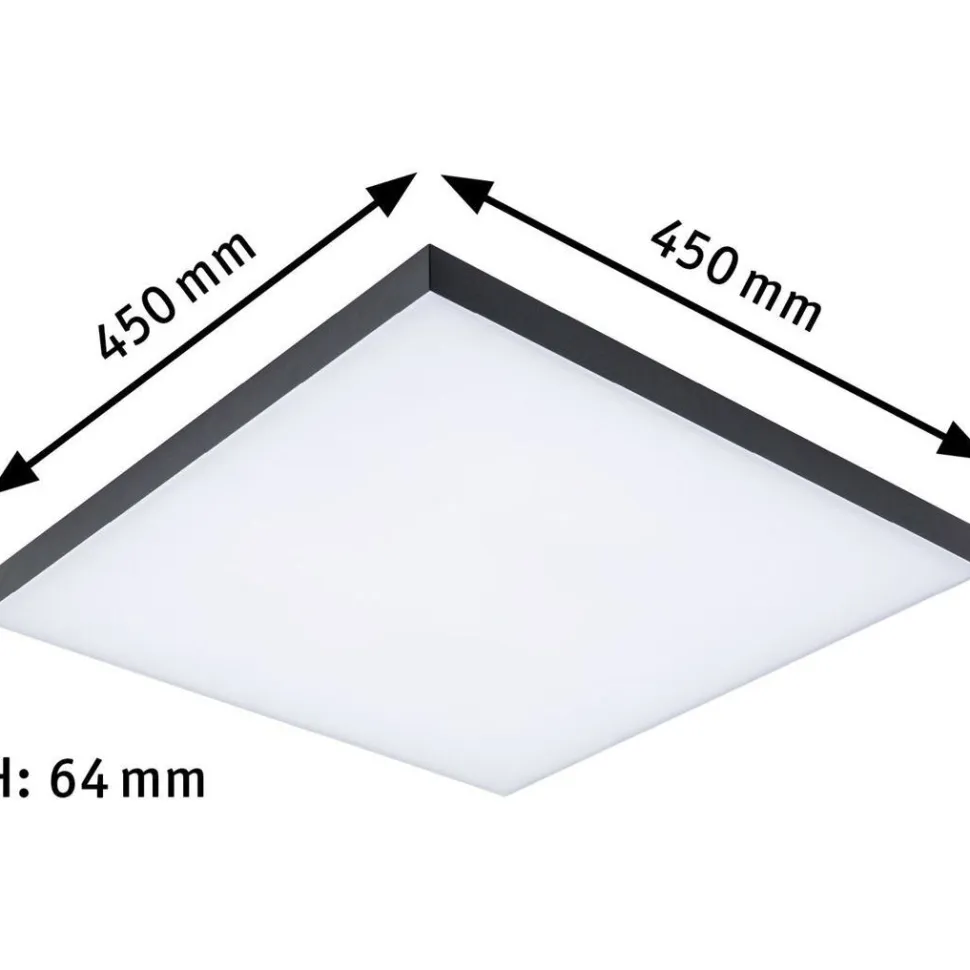 LED-paneeli Paulmann Velora, 45x45cm, 19W, 3000-6500K, RGBW, himmennettävä, valkoinen