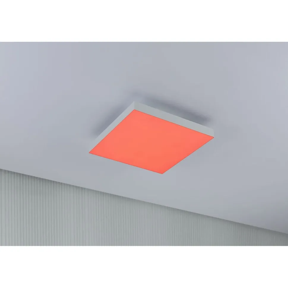 LED-paneeli Paulmann Velora, 29.5x29.5cm, 13.2W, 3000-6500K, RGBW, himmennettävä, valkoinen