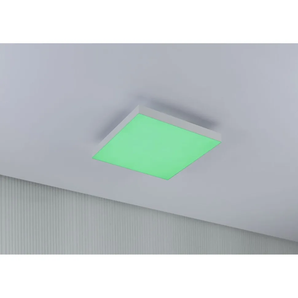 LED-paneeli Paulmann Velora, 29.5x29.5cm, 13.2W, 3000-6500K, RGBW, himmennettävä, valkoinen