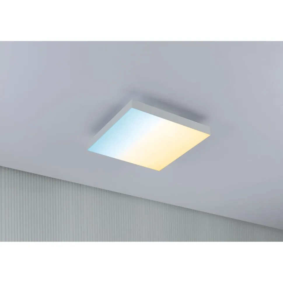 LED-paneeli Paulmann Velora, 29.5x29.5cm, 13.2W, 3000-6500K, RGBW, himmennettävä, valkoinen
