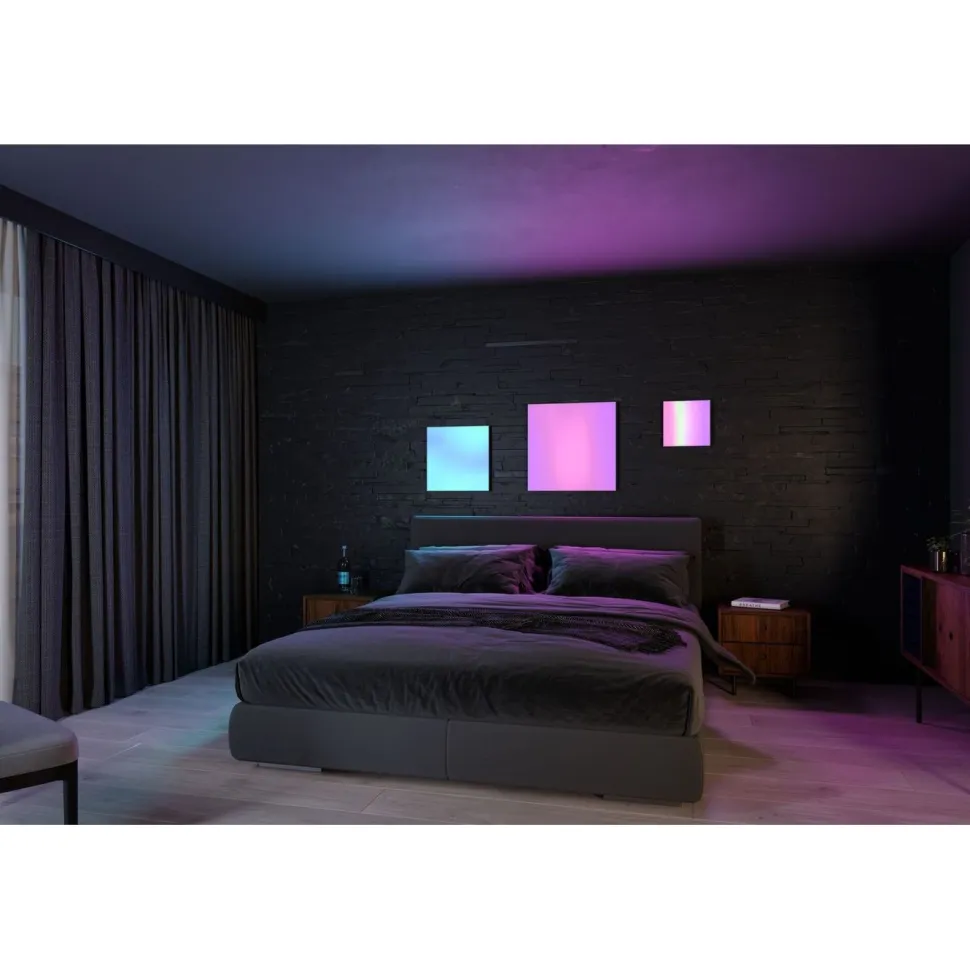 LED-paneeli Paulmann Velora, 29.5x29.5cm, 13.2W, 3000-6500K, RGBW, himmennettävä, valkoinen