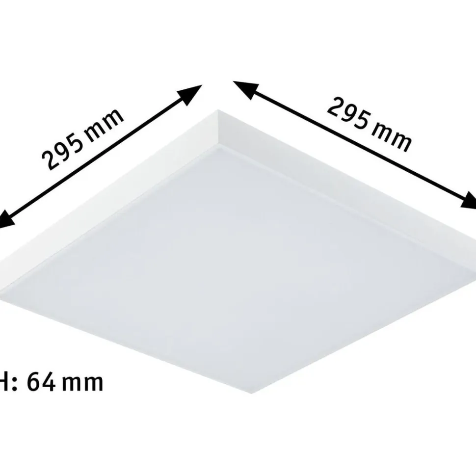 LED-paneeli Paulmann Velora, 29.5x29.5cm, 13.2W, 3000-6500K, RGBW, himmennettävä, valkoinen