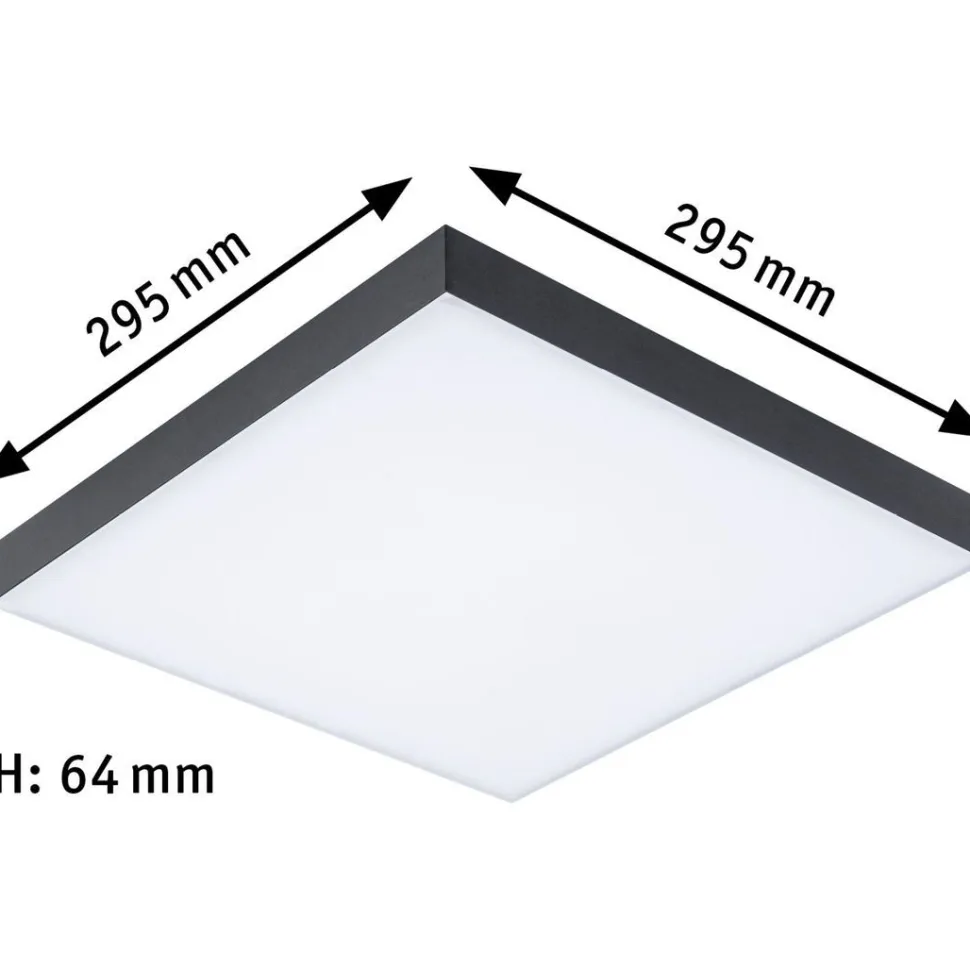 LED-paneeli Paulmann Velora, 29.5x29.5cm, 13.2W, 3000-6500K, RGBW, himmennettävä, valkoinen