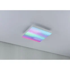 LED-paneeli Paulmann Velora, 29.5x29.5cm, 13.2W, 3000-6500K, RGBW, himmennettävä, valkoinen
