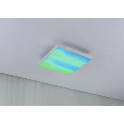 LED-paneeli Paulmann Velora, 29.5x29.5cm, 13.2W, 3000-6500K, RGBW, himmennettävä, valkoinen