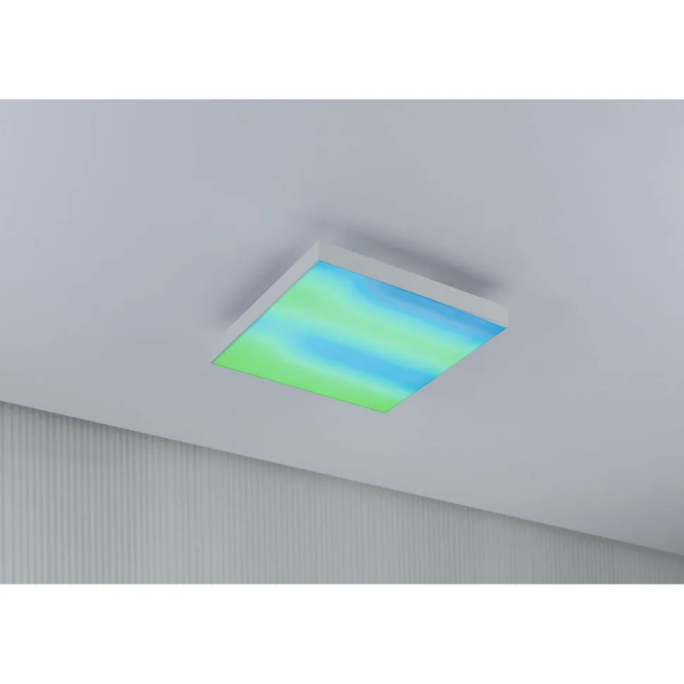 LED-paneeli Paulmann Velora, 29.5x29.5cm, 13.2W, 3000-6500K, RGBW, himmennettävä, valkoinen