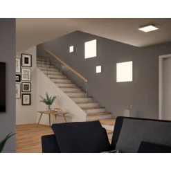 LED-paneeli Paulmann Velora, 60x60cm, 34W, 3000K, mattavalkoinen