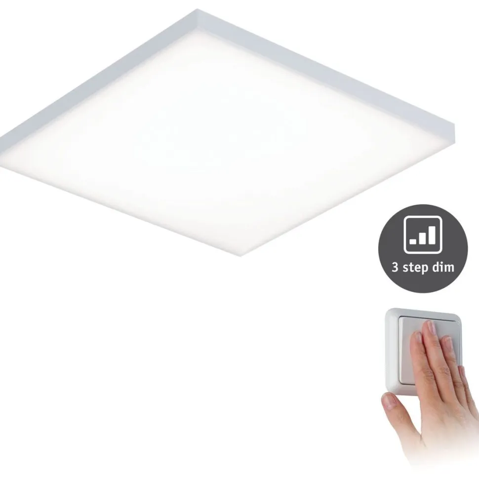 LED-paneeli Paulmann Velora, 29.5x29.5cm, 17W, 3000K, himmennettävä, mattavalkoinen