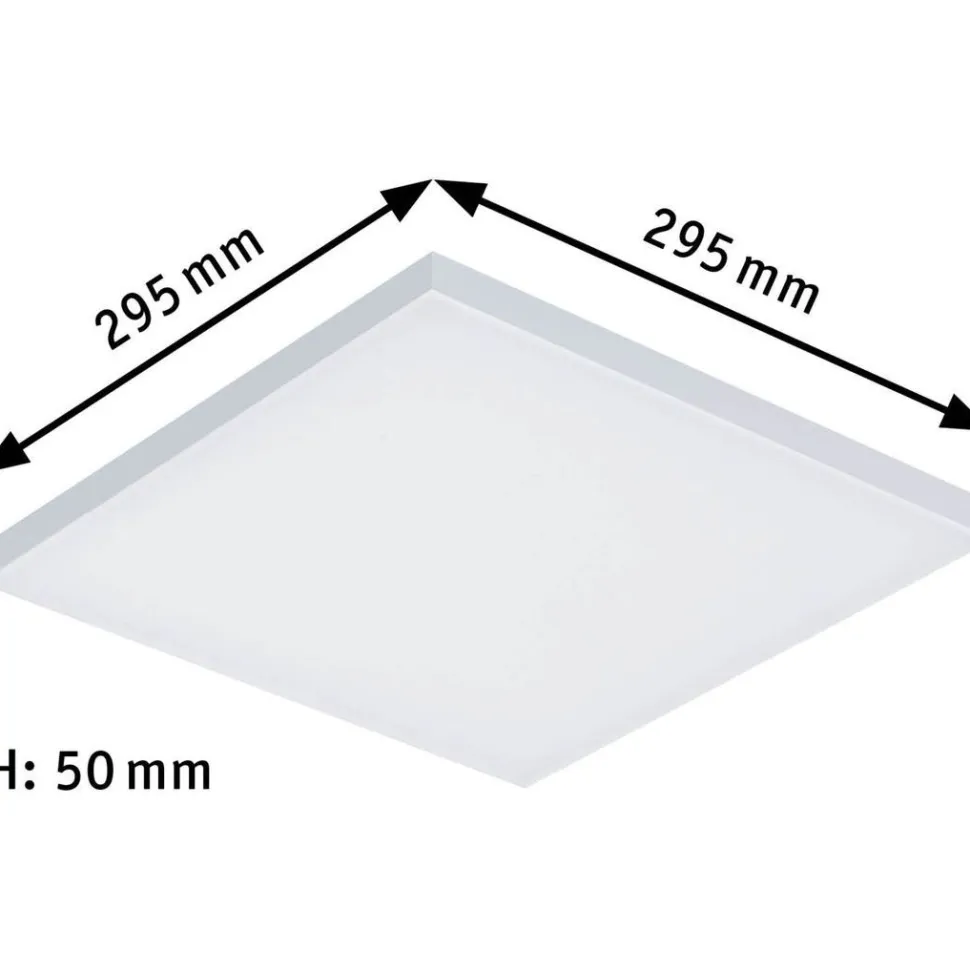 LED-paneeli Paulmann Velora, 29.5x29.5cm, 17W, 3000K, himmennettävä, mattavalkoinen