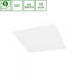 LED-paneeli Spectrum Algine Backlight 30W/40W/48W Cct 120° IP20 valkoinen 595x595x35mm