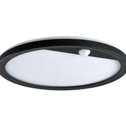 LED-paneeli ulkokäyttöön Paulmann Lamina, IP44, 28cm, 3000K, liiketunnistin, korroosionkestävä, musta