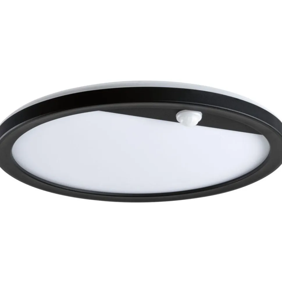 LED-paneeli ulkokäyttöön Paulmann Lamina, IP44, 28cm, liiketunnistin, hämärätunnistin, säädettävä värilämpötila, valkoinen