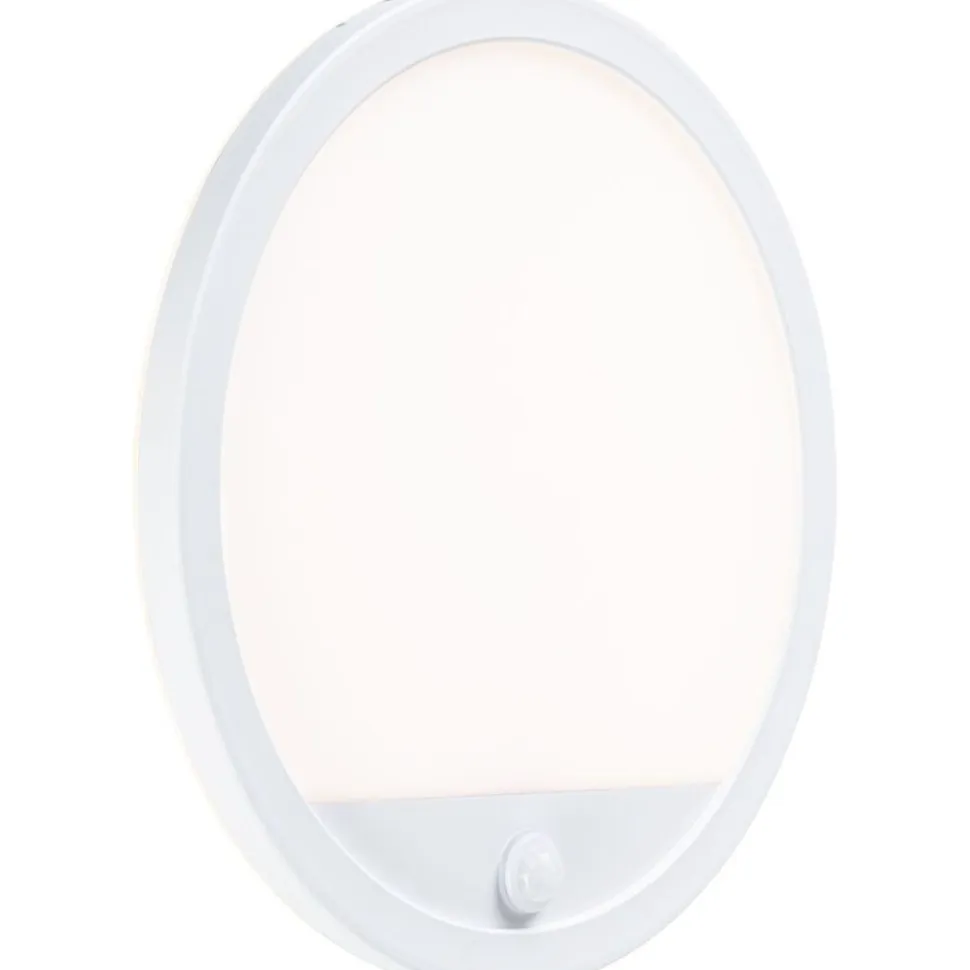 LED-paneeli ulkokäyttöön Paulmann Lamina, IP44, 28cm, liiketunnistin, hämärätunnistin, säädettävä värilämpötila, valkoinen