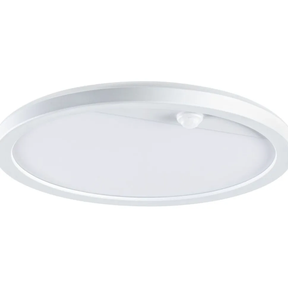 LED-paneeli ulkokäyttöön Paulmann Lamina, IP44, 28cm, liiketunnistin, hämärätunnistin, säädettävä värilämpötila, valkoinen