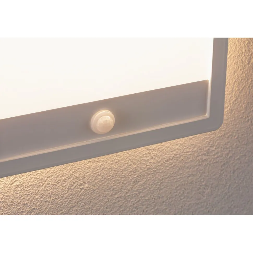 LED-paneeli ulkokäyttöön Paulmann Lamina, IP44, 25x25cm, liiketunnistin, hämärätunnistin, säädettävä värilämpötila, valkoinen