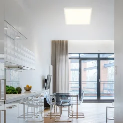 LED-paneeli Briloner Slim Ultra Flat CCT LED KS 22W 42x42cm kaukosäädin himmennettävä musta