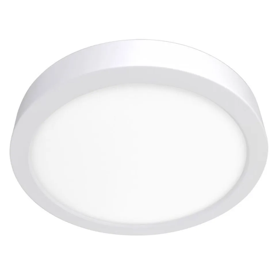 LED-paneeli Harju Ø138mm, 6W, uppo/pinta, IP20, 3000K, valkoinen