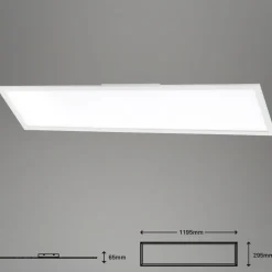 LED-paneeli Heat LED CCT 36W 3800lm 1195x295x80mm kaukosäädin himmennettävä harjattu teräs