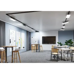 LED-paneeli kiskoon Paulmann ProRail3 Deck, 6600lm, 75W, 3000K, musta