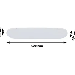 LED-paneeli kiskoon Paulmann URail Deck, 3000K, himmennettävä, valkoinen