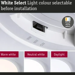 LED-paneeli Paulmann Alya Ø230mm 17W 1700lm 3000-6500K valkoinen