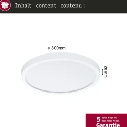 LED-paneeli Paulmann Alya Ø230mm 17W 1700lm 3000-6500K valkoinen